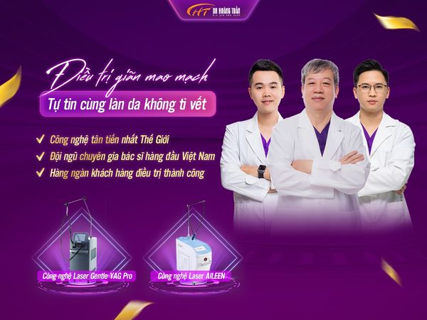 điều trị giãn mao mạch ở đâu điều trị giãn mao mạch ở đâu